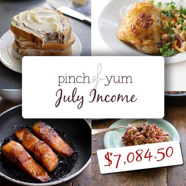 July Traffic and Income Report.