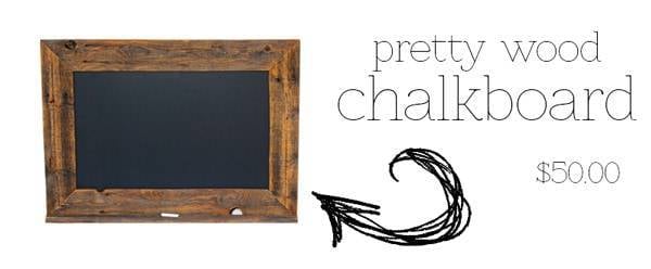 Chalkboard.