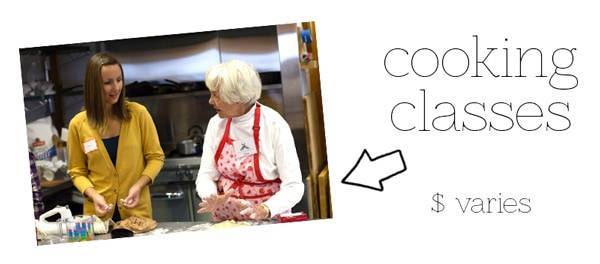 Cooking classes.