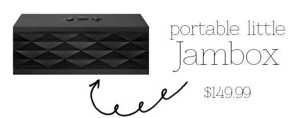Portable jambox.