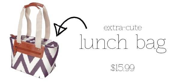 Lunch bag.