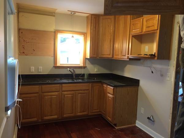 Old kitchen.