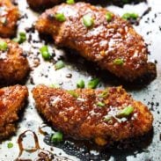 A picture of Sticky Garlic Chicken and Broccoli